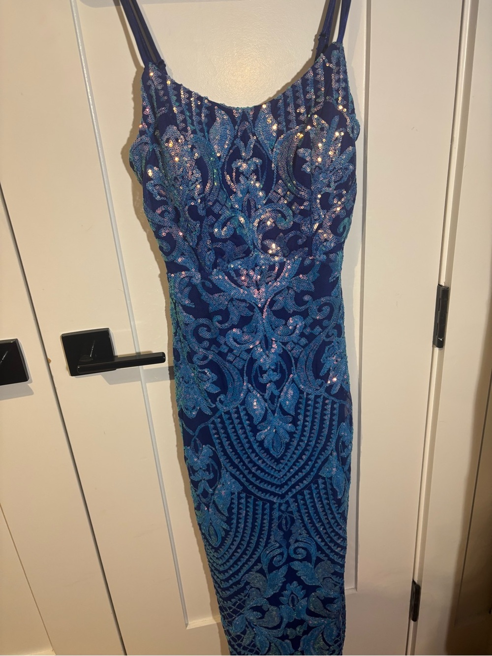Emerald Sundae Sequined Gown